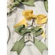 Mademoiselle Pearl Four Leaf Clover and Lime Blouse Apron Overdress JSK and Ops(Reservation/2 Colours/Full Payment Without Shipping)